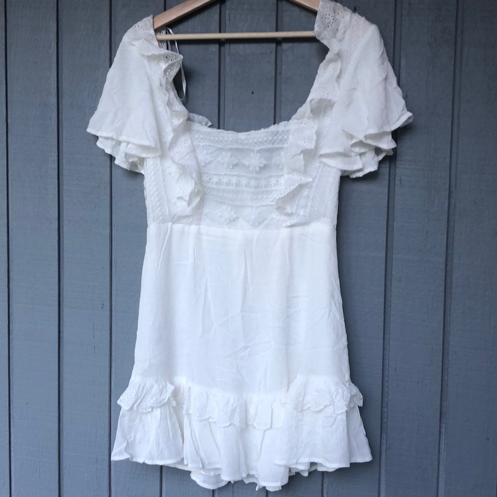 Hello Molly White Mini Dress